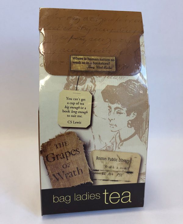 tea bags with quotes
